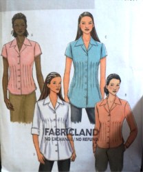 4457 SO EZ SS-LS PIN TUCK SHIRT LENGTHS PATTERN 8-14